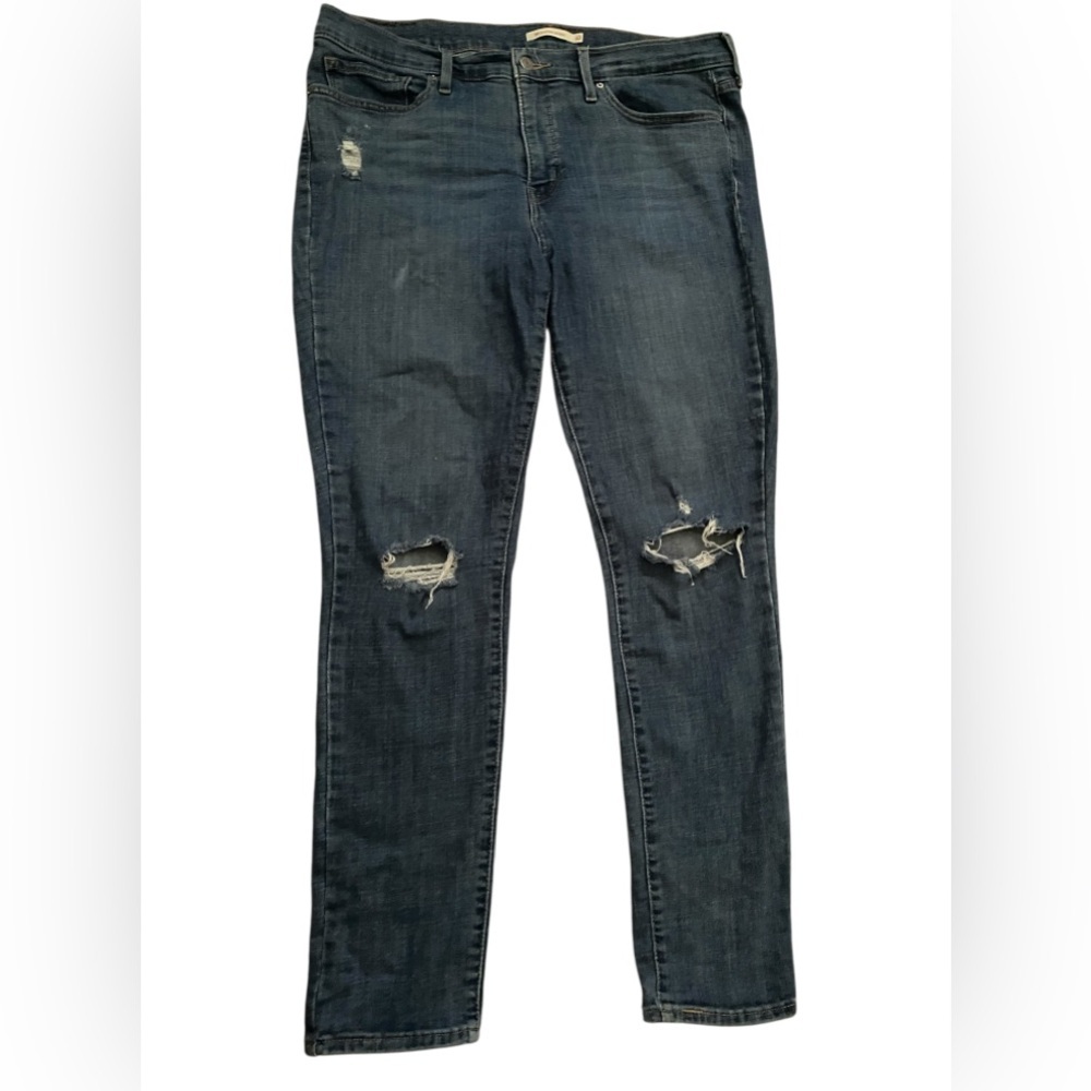 Levi’s shapping skinny jeans size 33  blue stretch